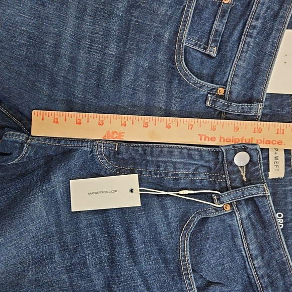 Warp + Weft Ord Chicago Straight Jeans Men's Size 31x34 New with tags! - Picture 5 of 16